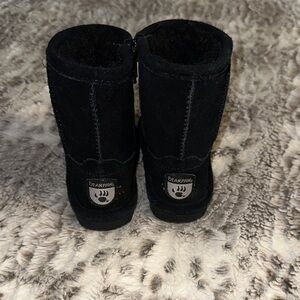 BearPaw Kids Black Winter Boots